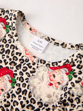 Load image into Gallery viewer, Christmas Santa Character Stripe Print Dress Set (3 Pieces)