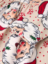 Load image into Gallery viewer, Christmas Santa Character Stripe Print Dress Set (3 Pieces)