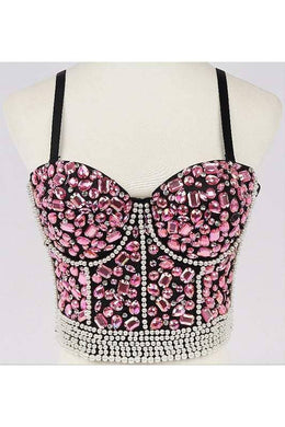 Jewels studed bustier top $36.99
