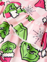 Load image into Gallery viewer, Christmas Girls Cartoon Print Outfit Set