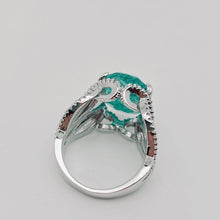Load image into Gallery viewer, Temperament Green Crystal Ring