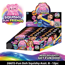 Load image into Gallery viewer, Fun Doh Squish and Squeeze Gummy Fidget Toy - 12/Display