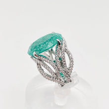 Load image into Gallery viewer, Temperament Green Crystal Ring