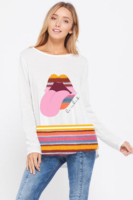 #30 - FD - Lip Print Top