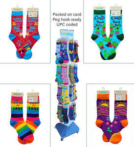 Please Go Away Women's Novelty Crew Socks