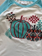 Load image into Gallery viewer, Girl  Aztec Print  Pumpkin T-Shirt