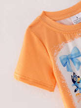 Load image into Gallery viewer, #22 Lizzys Boutique Girls Bluey Print Top+Bell-Bottom Pants Outfits: 4T