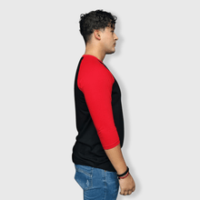 Load image into Gallery viewer, Adult 3/4 Sleeve Raglan Baseball T-Shirt - 35+ Colors