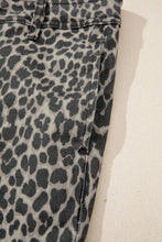 Load image into Gallery viewer, Leopard Print Wide Leg High Waist Jeans - $53.50