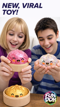 Load image into Gallery viewer, Fun Doh 4" Mystery Dumpling Squishies | 12pc Display Box