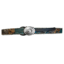 Load image into Gallery viewer, Made in the USA - Blue Feathered Hatband