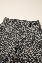 Load image into Gallery viewer, Leopard Print Wide Leg High Waist Jeans - $53.50