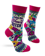 Load image into Gallery viewer, Quite The Fancy Bitch Ladies&#39; Novelty Crew Socks