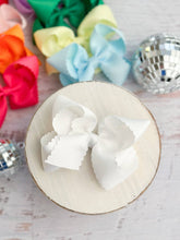 Load image into Gallery viewer, 4.5" Classic Scalloped Hair Bow | Clip or Headband