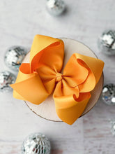 Load image into Gallery viewer, 5.5" Oversize Grosgrain Hair Bow | Alligator Clip or (Headband - Coming Soon)