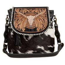 Load image into Gallery viewer, #22 Lizzy's Boutique Spirit Of The Herd Hand Tooled Bag - $84.99