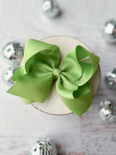 Load image into Gallery viewer, 5.5" Oversize Grosgrain Hair Bow | Alligator Clip or (Headband - Coming Soon)