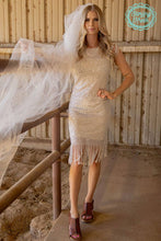 Load image into Gallery viewer, NIGHT LIFE DRESS IVORY - $14.00