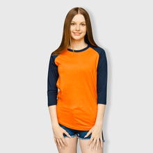 Load image into Gallery viewer, Adult 3/4 Sleeve Raglan Baseball T-Shirt - 35+ Colors