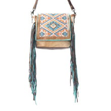 Load image into Gallery viewer, #22 Lizzy's Boutique Rangoli Leather &amp; Hair on Bag - $66.99