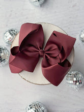 Load image into Gallery viewer, 5.5" Oversize Grosgrain Hair Bow | Alligator Clip or (Headband - Coming Soon)