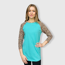 Load image into Gallery viewer, Cheetah Animal Print Tiffany Top with Transfer $26.99