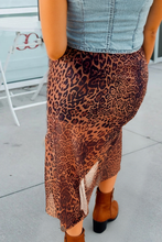Load image into Gallery viewer, Leopard Print Mesh Maxi Skirt (S-XL) $30.99