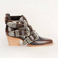 Load image into Gallery viewer, Loyal West Rodeo Ankle Bootie In Calfskin