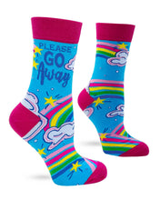 Load image into Gallery viewer, Please Go Away Women&#39;s Novelty Crew Socks