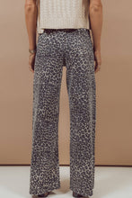 Load image into Gallery viewer, Leopard Print Wide Leg High Waist Jeans - $53.50