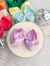 Load image into Gallery viewer, 4.5" Classic Scalloped Hair Bow | Clip or Headband