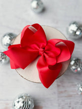 Load image into Gallery viewer, 5.5" Oversize Grosgrain Hair Bow | Alligator Clip or (Headband - Coming Soon)