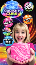 Load image into Gallery viewer, Fun Doh Swirl Squishy Cubes Viral Assortment - 12/Display