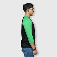 Load image into Gallery viewer, Adult 3/4 Sleeve Raglan Baseball T-Shirt - 35+ Colors