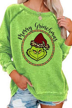 Load image into Gallery viewer, CHRISTMAS CARTOON HORN SLEEVE SWEATSHIRT - $34.99