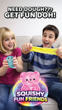 Load image into Gallery viewer, Fun Doh Squish and Squeeze Gummy Fidget Toy - 12/Display