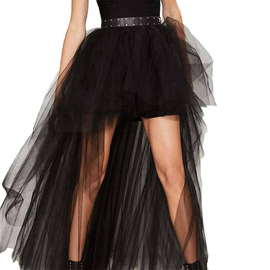 Mesh High Low Tutu Skirt