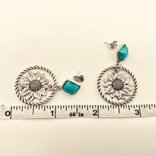 Load image into Gallery viewer, Western Style Cactus Pendant Post Earrings - WJ