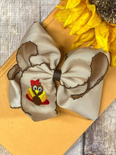 Load image into Gallery viewer, Turkey Embroidered Moonstitch Hair Bow | Clip or Headband