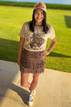 Load image into Gallery viewer, Fort Worth Fringe Skirt - Leopard   $45.90
