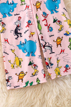 Load image into Gallery viewer, Pink ruffle top &amp; wide legged pants. OFG50483 JEANN