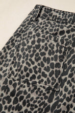 Load image into Gallery viewer, Leopard Print Wide Leg High Waist Jeans - $53.50