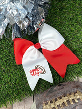 Load image into Gallery viewer, Game Day Embroidered Cheer Bows