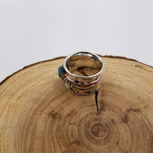 Load image into Gallery viewer, Retro Medieval Semi Precious Turquoise Ring