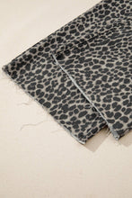 Load image into Gallery viewer, Leopard Print Wide Leg High Waist Jeans - $53.50