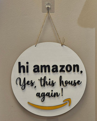 Inspired Amazon delivery Decor Door Hanger