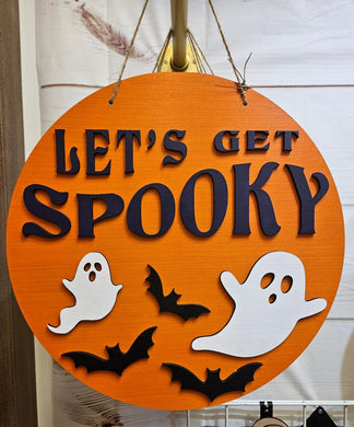 Spooky Halloween Door Decor $42.00