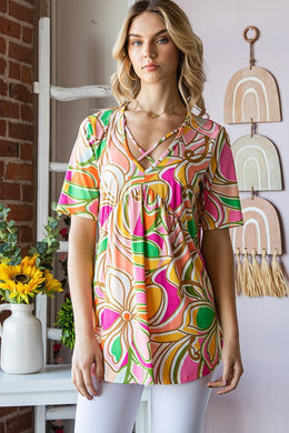 #30 - FD - Multi Floral Top