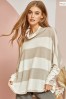 #30 - FD - Stripped Tunic Sweater