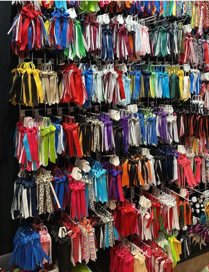 Small Hair bow with streamers -  3 for $10.00